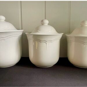 Pfaltzgraff Gazebo 3pc canister set “Excellent”